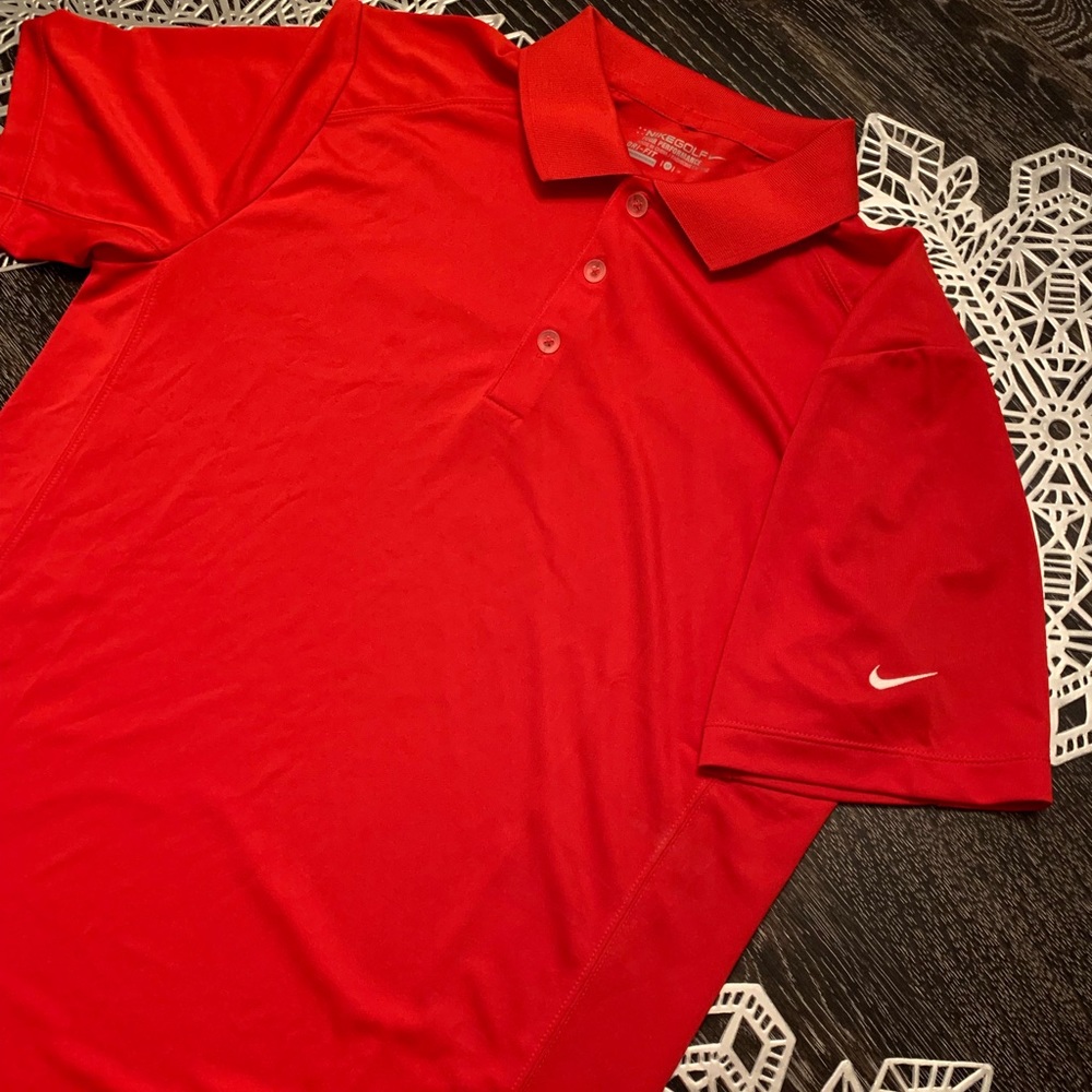 New Nike Golf Polo! Men’s Size M - Solid Red NWOT
